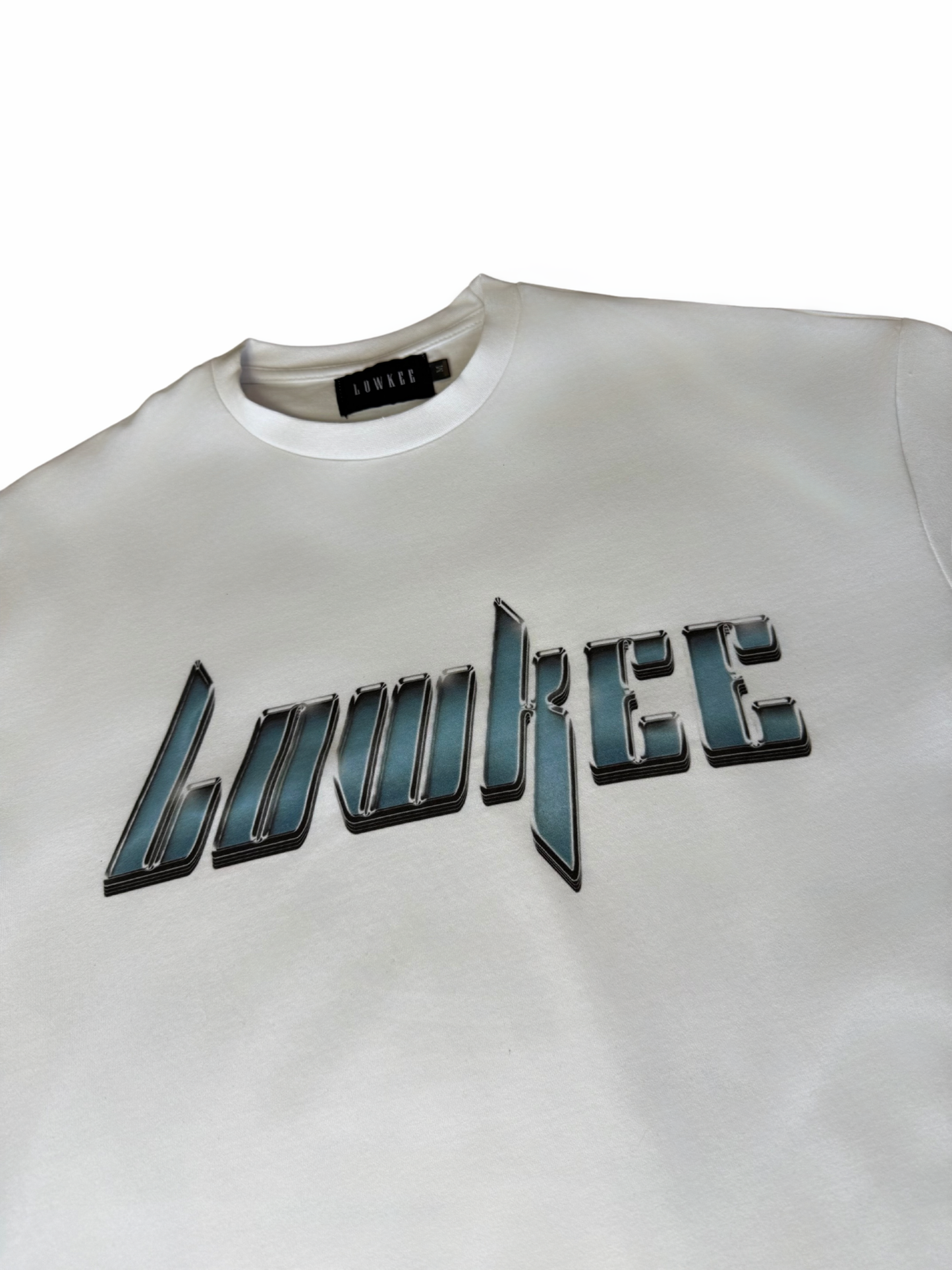 LOWKEE CHROME T-SHIRT - WHITE