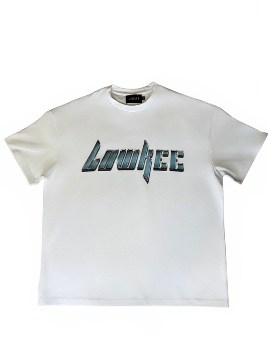 LOWKEE CHROME T-SHIRT - WHITE
